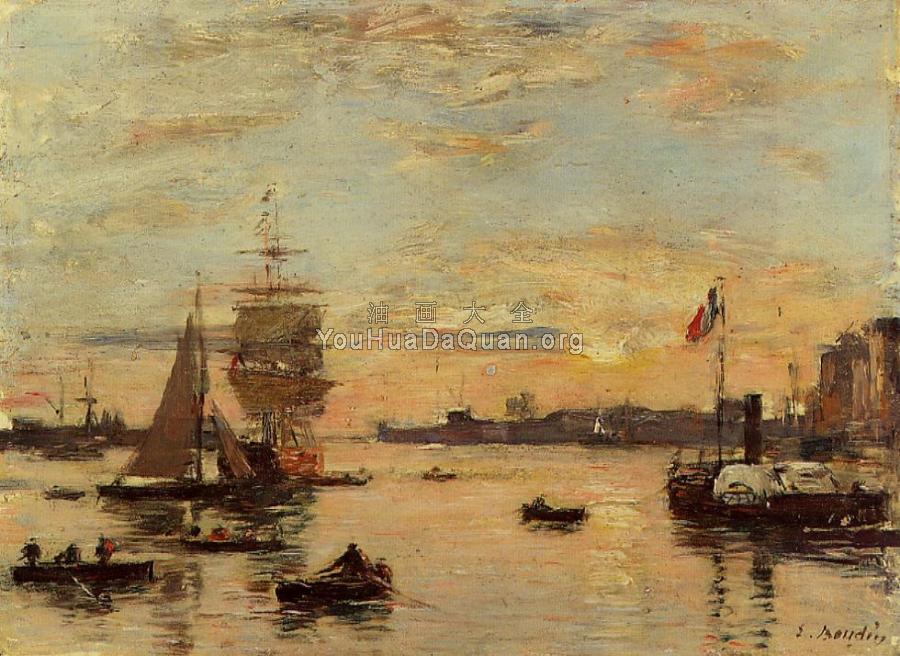 Le Havre, L'Avant Port - 尤金·布丹